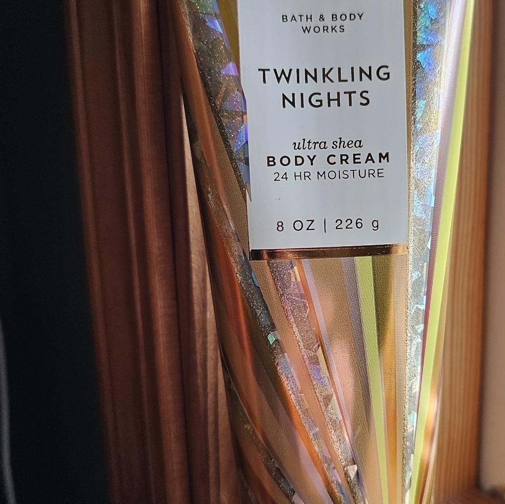 New Bath & Body Works Twinkling Nights Shea Body Cream